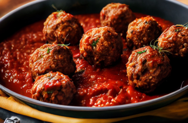 piatto di polpette al sugo, cucina salentina in autunno