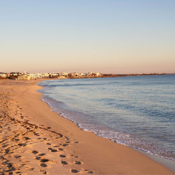 Appartamento sul mare a Porto Cesareo in autunno